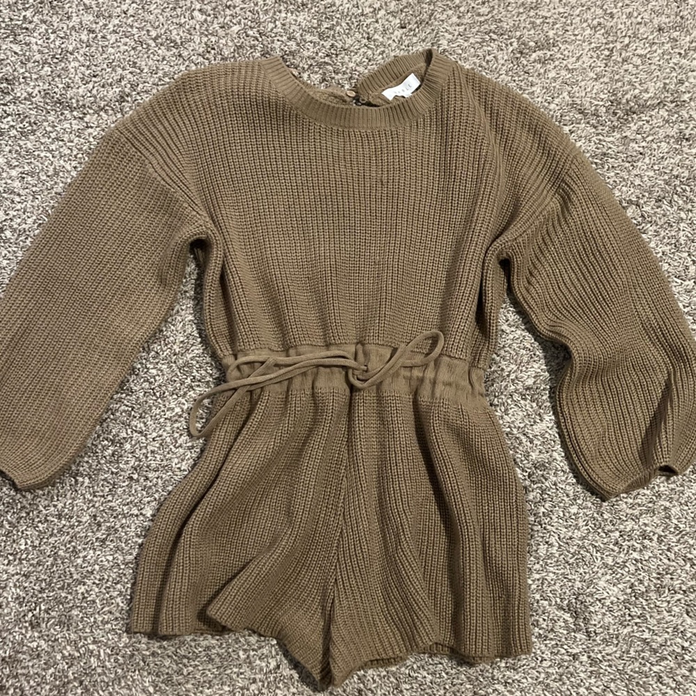 Sweater romper perfect for fall